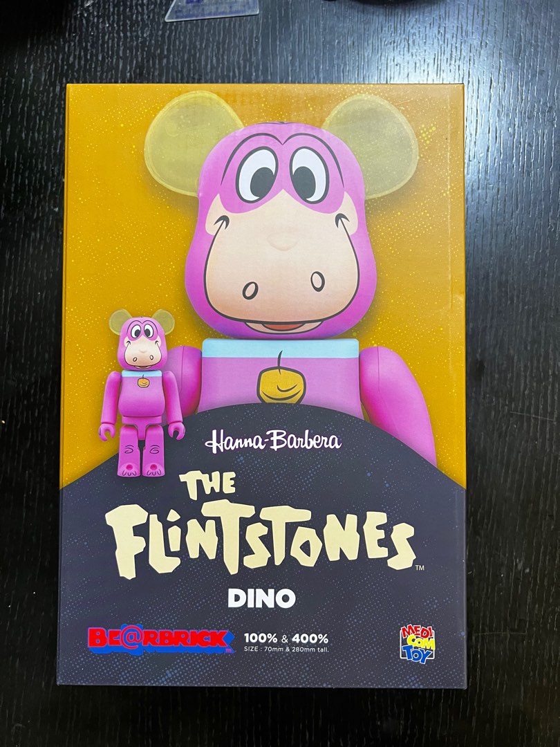 BE@RBRICK - BE@RBRICK DINO 100％ &amp; 400％ BE@RBRICK DINO 100% & 400% Medicom Toy Action Figure