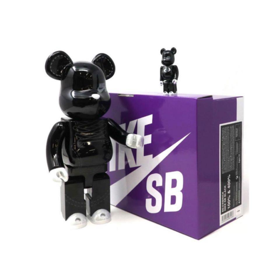 Bearbrick Nike SB BLACK version 400+100% Be@rbrick, Hobbies Toys
