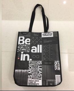 Big Black Lululemon hand bag 大袋 黑色露露檸檬 環保購物袋