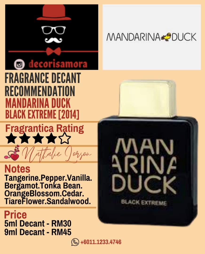 Mandarina duck black extreme for hotsell sale