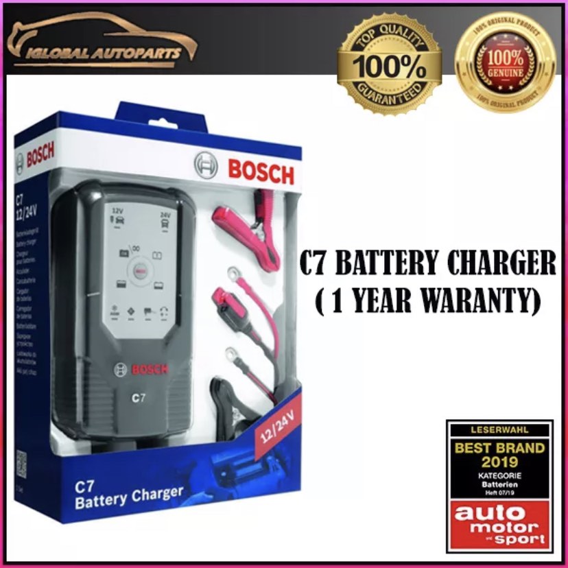 Bosch C7 Battery Charger, Auto Accessories on Carousell