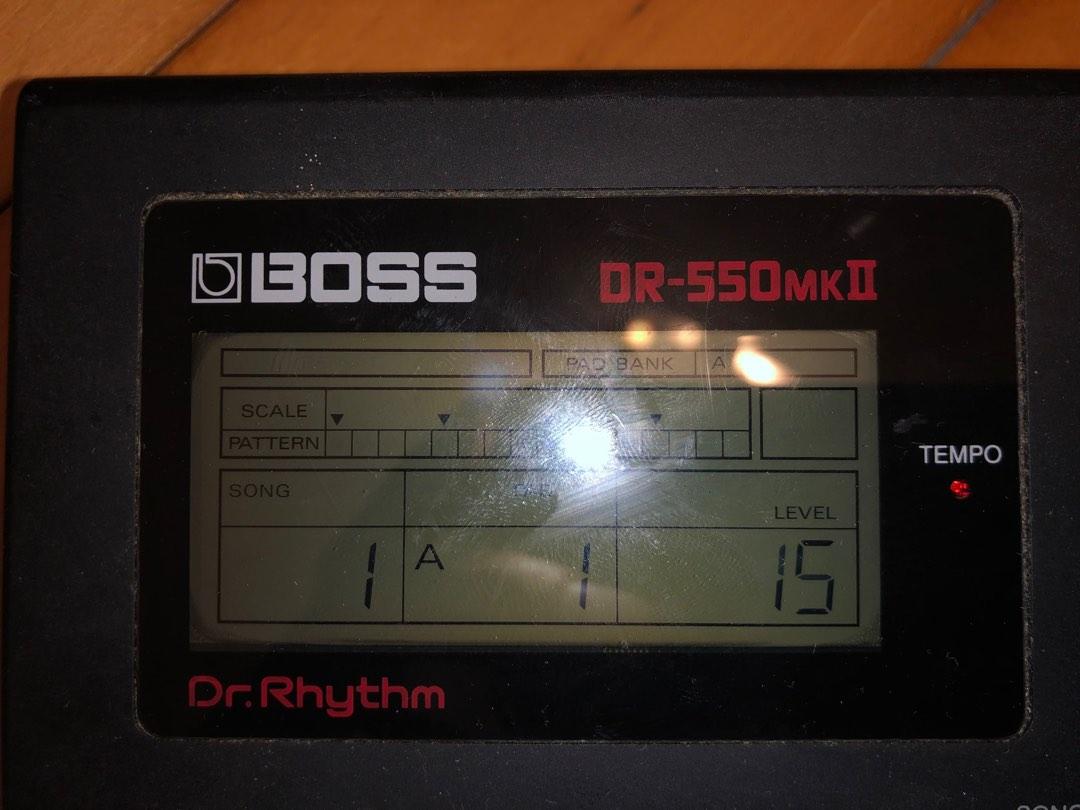 Boss DR550 MKII Drum Machines (Made in Japan), 興趣及遊戲, 音樂樂器 & 配件, 樂器