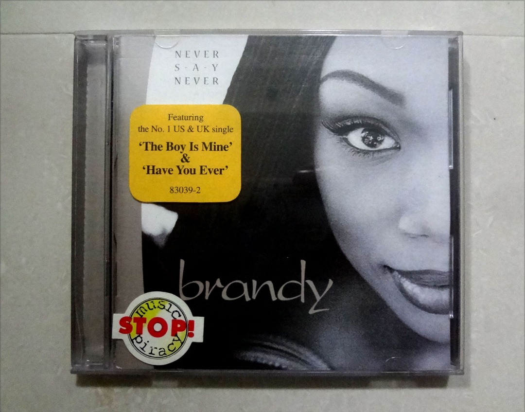 Brandy CD Never Say Never, Hobbies & Toys, Music & Media, CDs & DVDs on Carousell