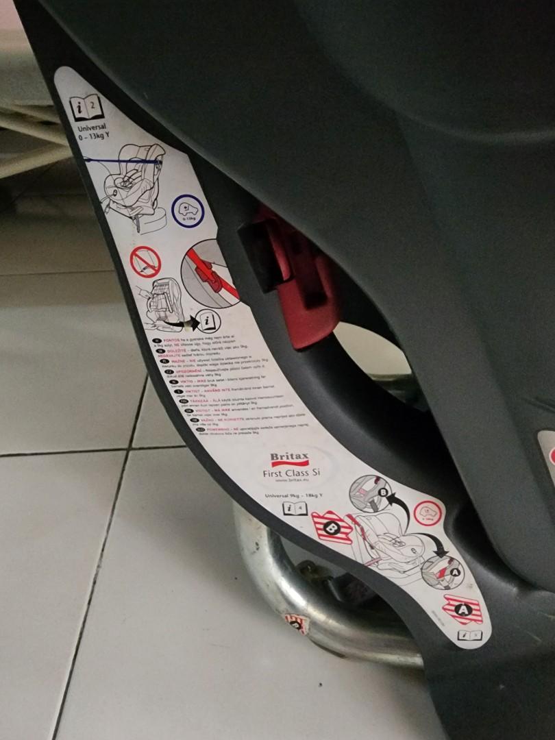 Britax First Class Si Ultra Car Seat SayaJual