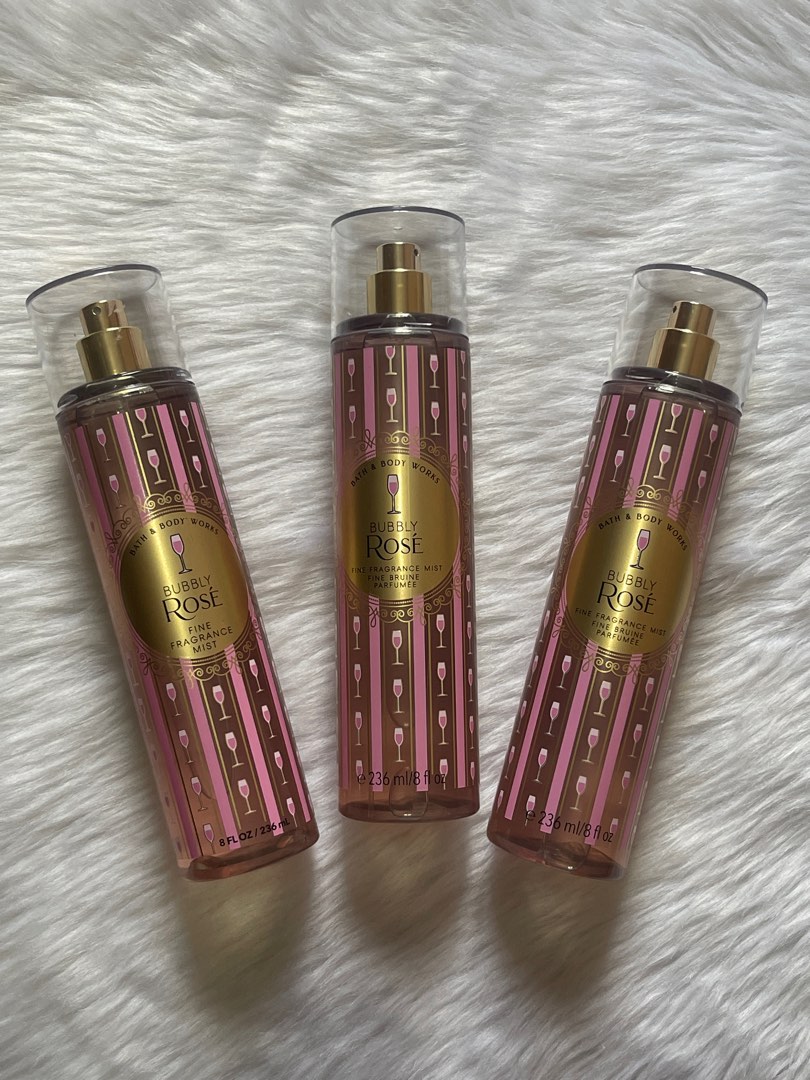 BUBBLY ROSE BATH AND BODY WORKS MIST, Beauty & Personal Care, Fragrance ...