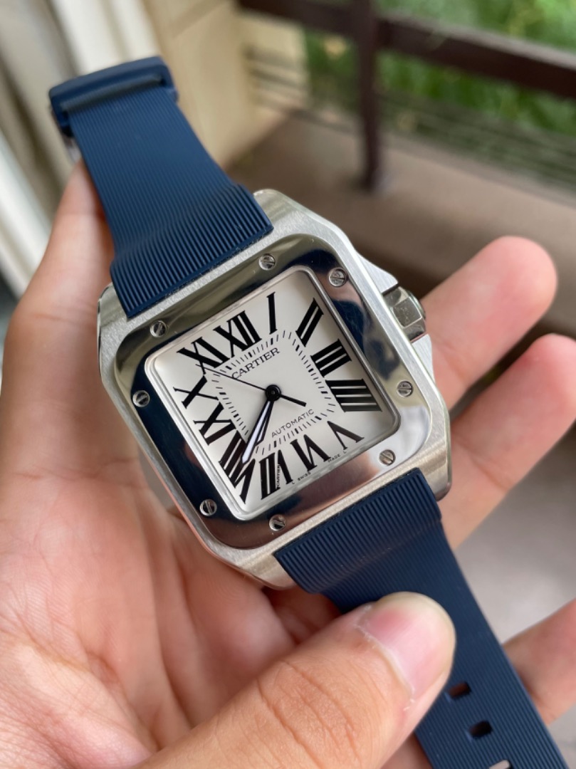 Cartier santos on sale 100