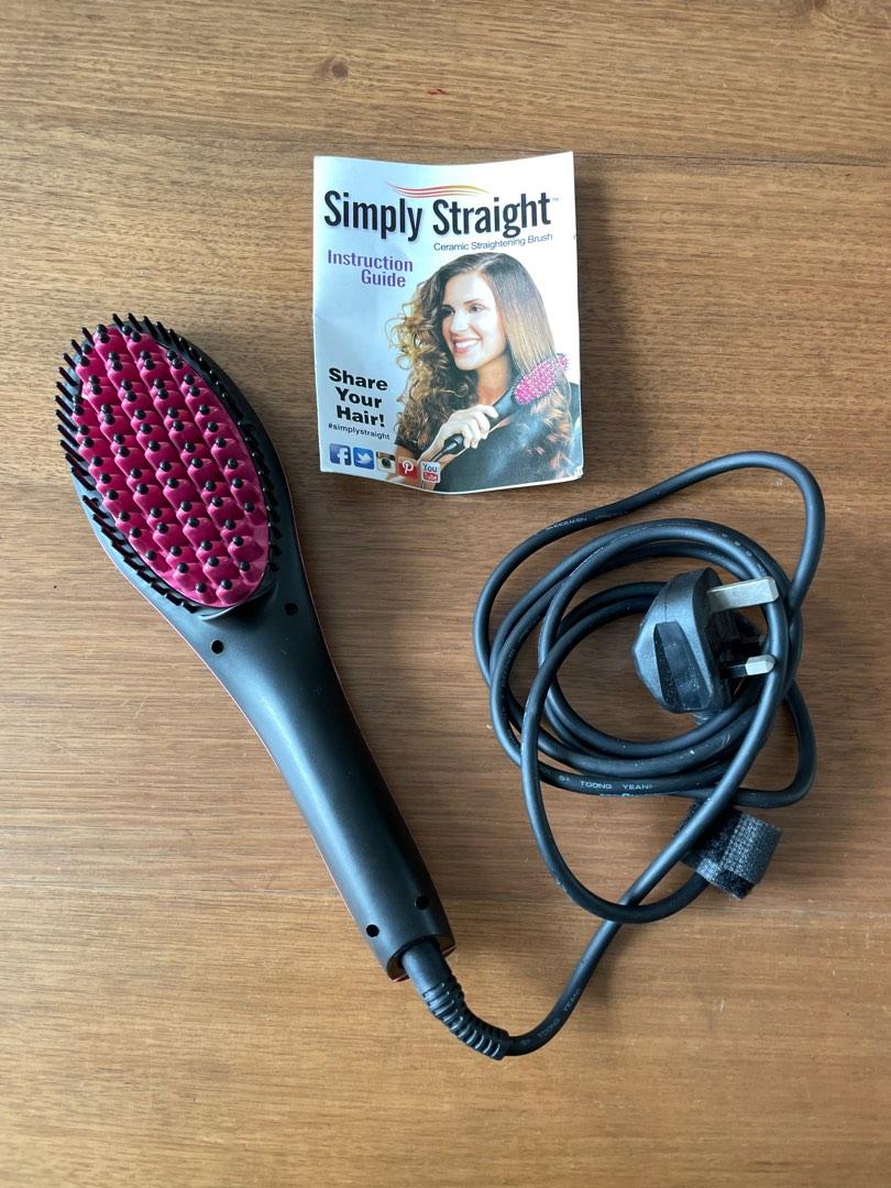 Ceramic Hair Straightening Brush Beauty Personal Care Hair on
