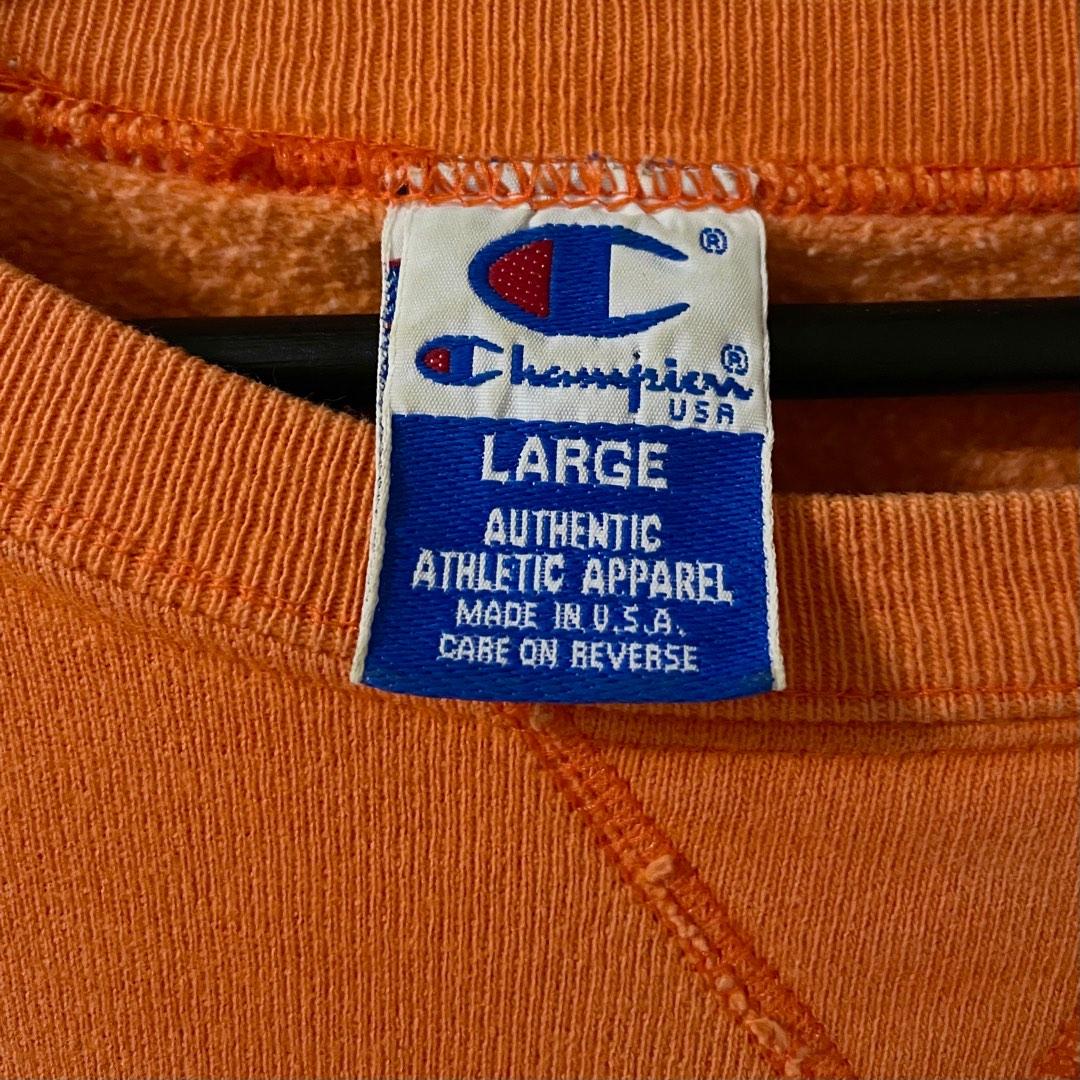 Champion sweater orange 84 hotsell