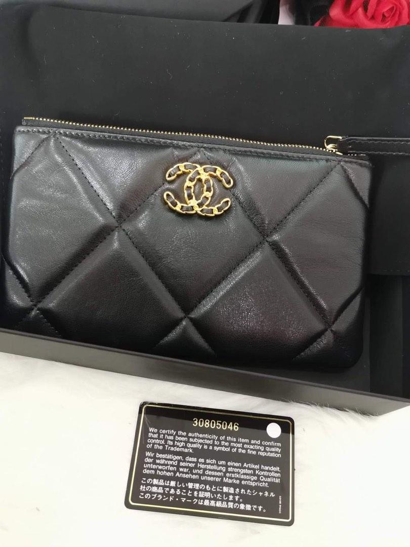 Chanel 19 Pouch, Luxury, Bags & Wallets on Carousell