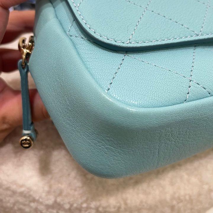 Chanel 19C Casual Trip Belt Bag in Tiffany Blue SHW, Luxury, Bags
