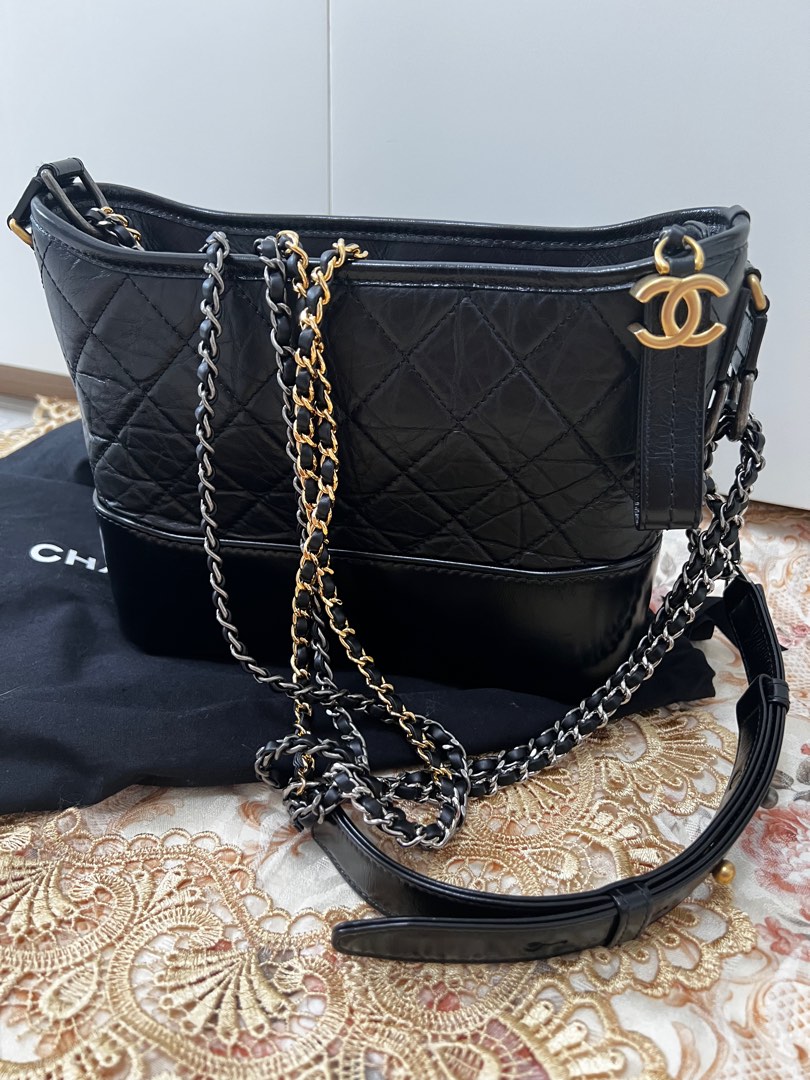 Chanel Medium Gabrielle Hobo - Black Shoulder Bags, Handbags - CHA896012