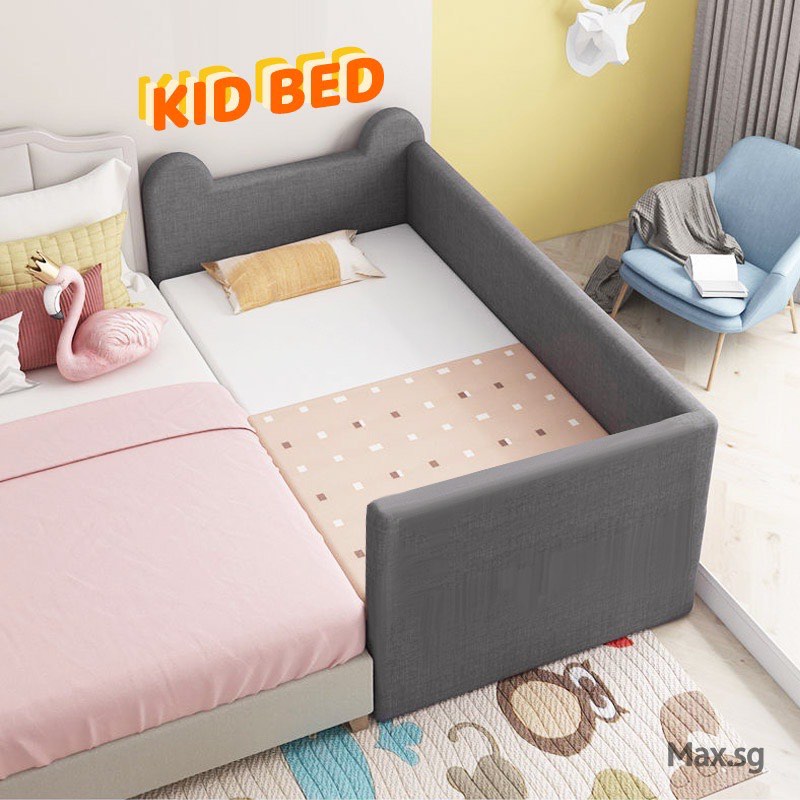 Children Bed Baby Bed Kids Bed Single Bed Frame Baby Cot With Guardrail