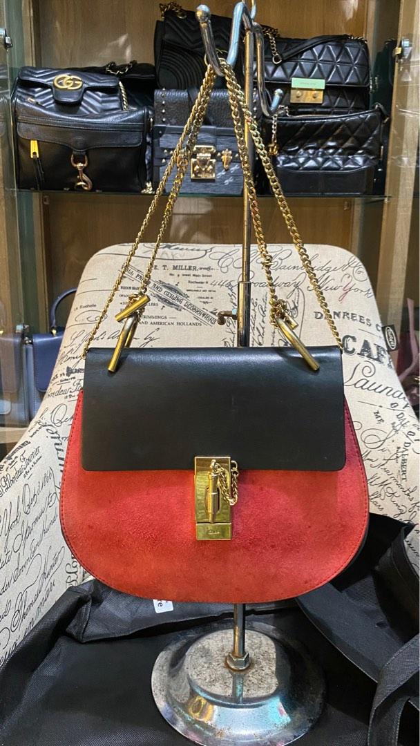 Chloe blue suede bag deals