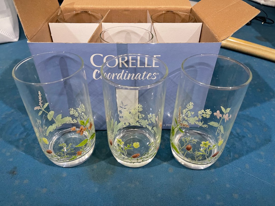 Corelle Coordinates Drinking Glass, Furniture & Home Living