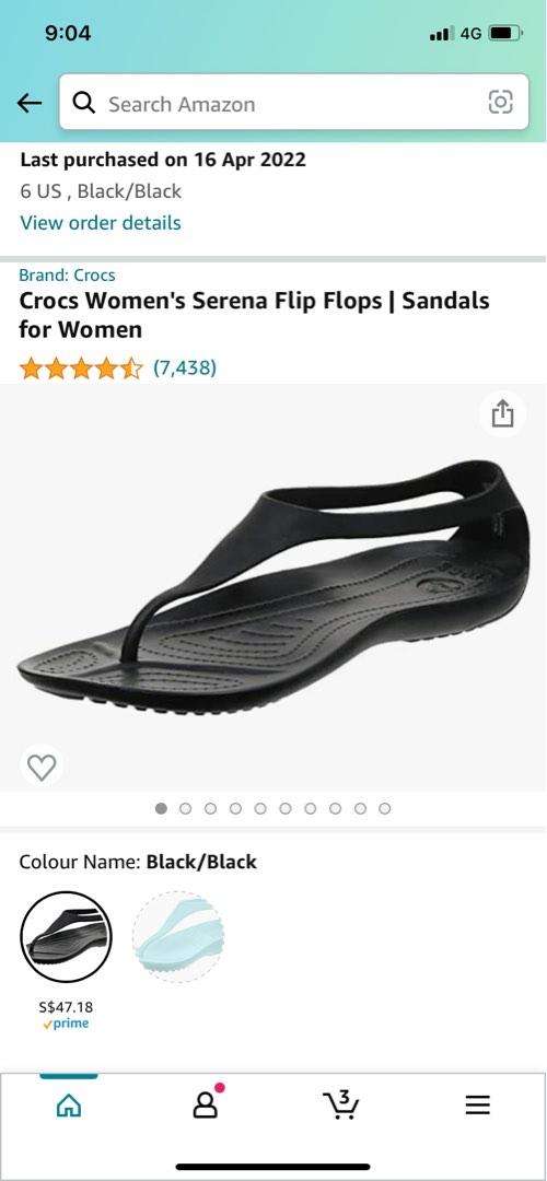 Crocs Serena Sandals for Women W8, Women's Fashion, Footwear, Flats &  Sandals on Carousell