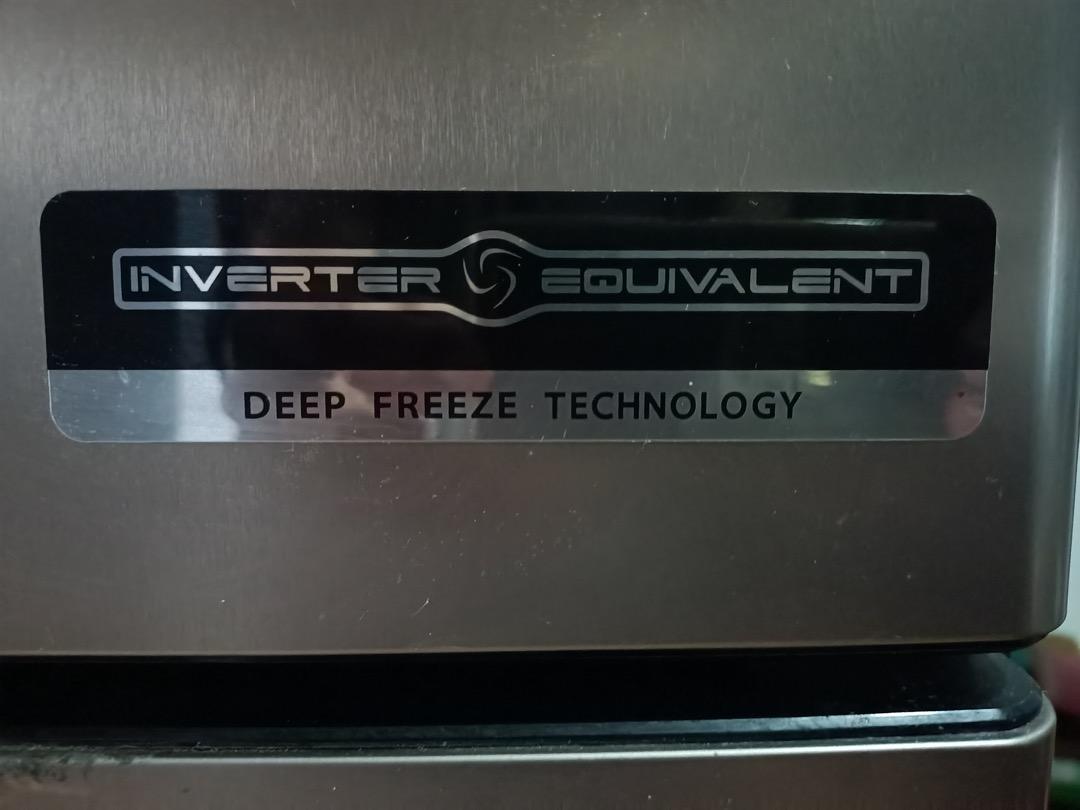 Damaged Whirlpool 9 cu ft Inverter Equivalent 2Door Refrigerator, TV