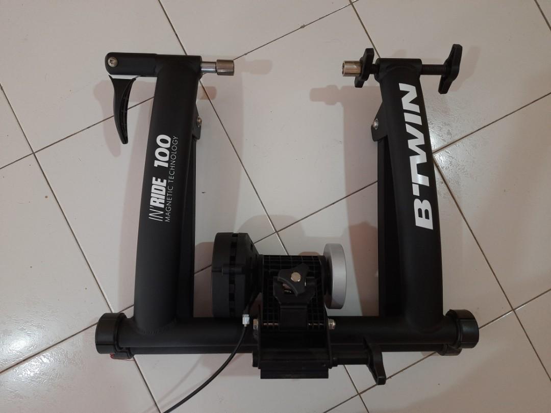 Home trainer decathlon best sale 100