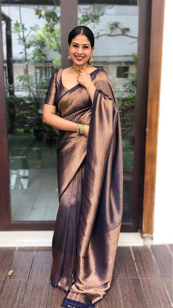 Soft Banarasi silk saree