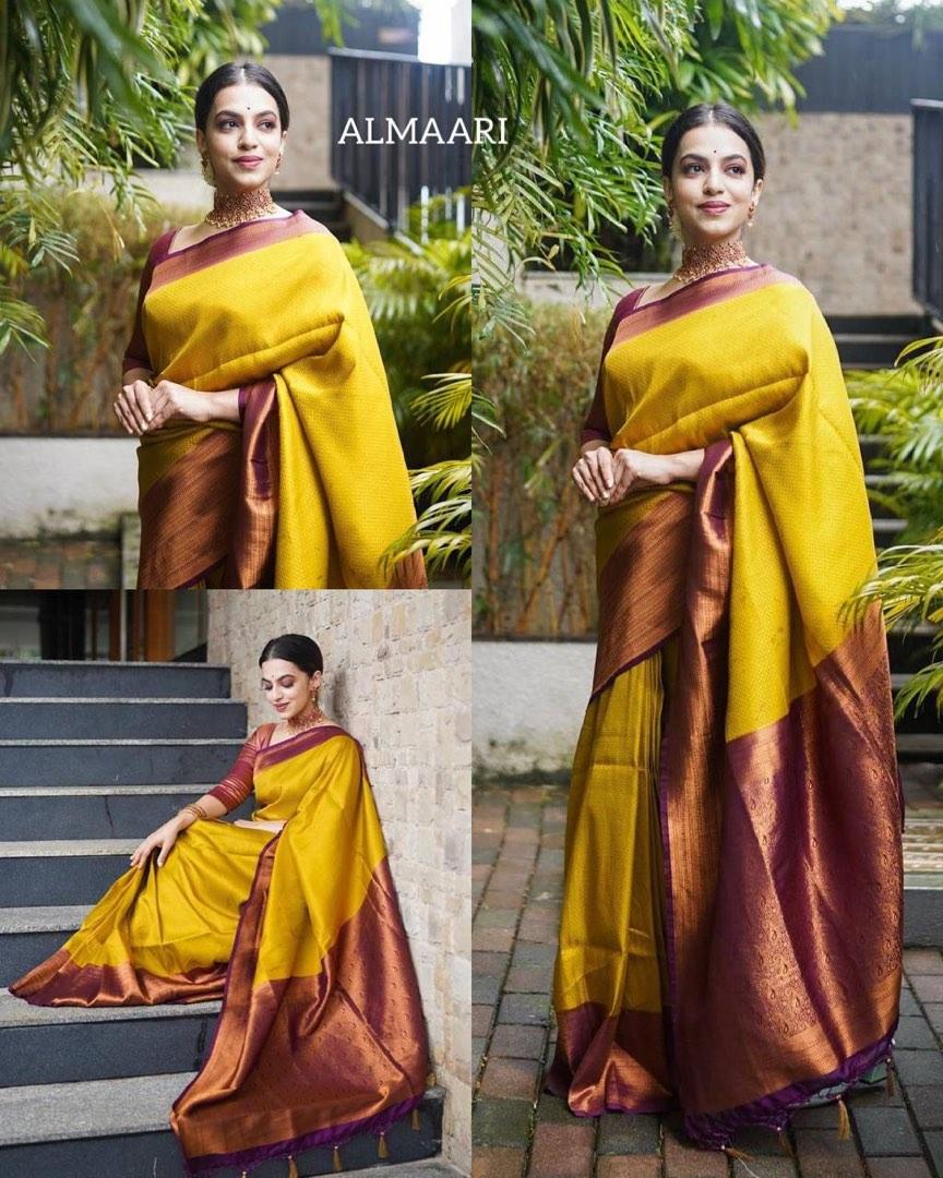Deepavali New Collection Soft Banarasi silk saree