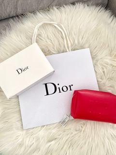 <LAST PC> Dior Red Small Pouch Bag