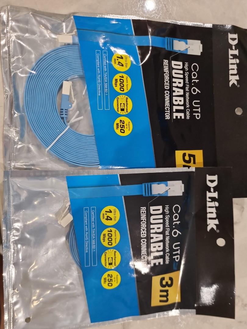 d-link-cat6-flat-cable-computers-tech-parts-accessories-cables
