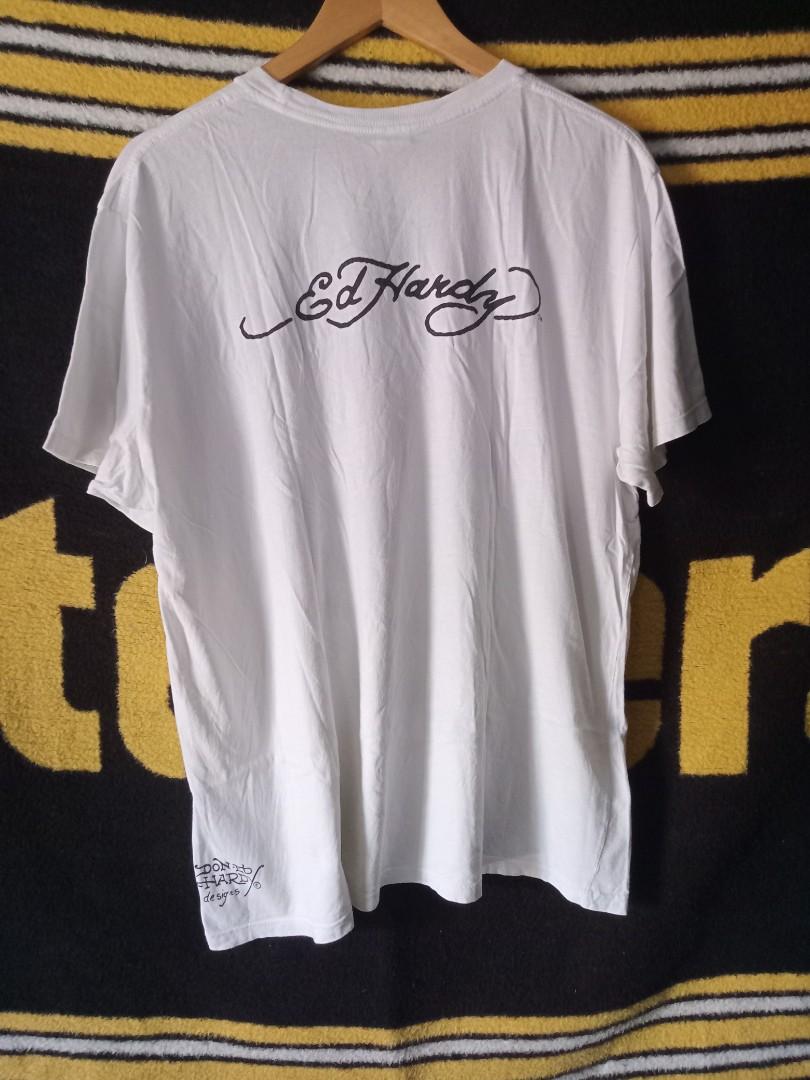 ed hardy white shirt