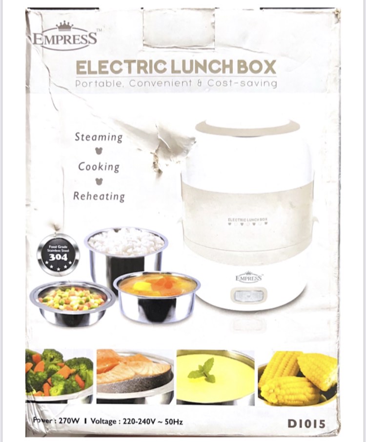 Empress electric lunch box, TV & Home Appliances, Kitchen Appliances