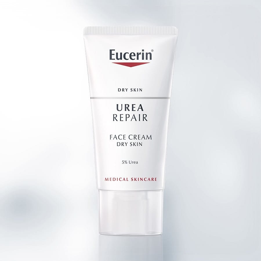 Eucerin Urea Repair 5 Urea Replenishing Face Cream 50ml, Beauty