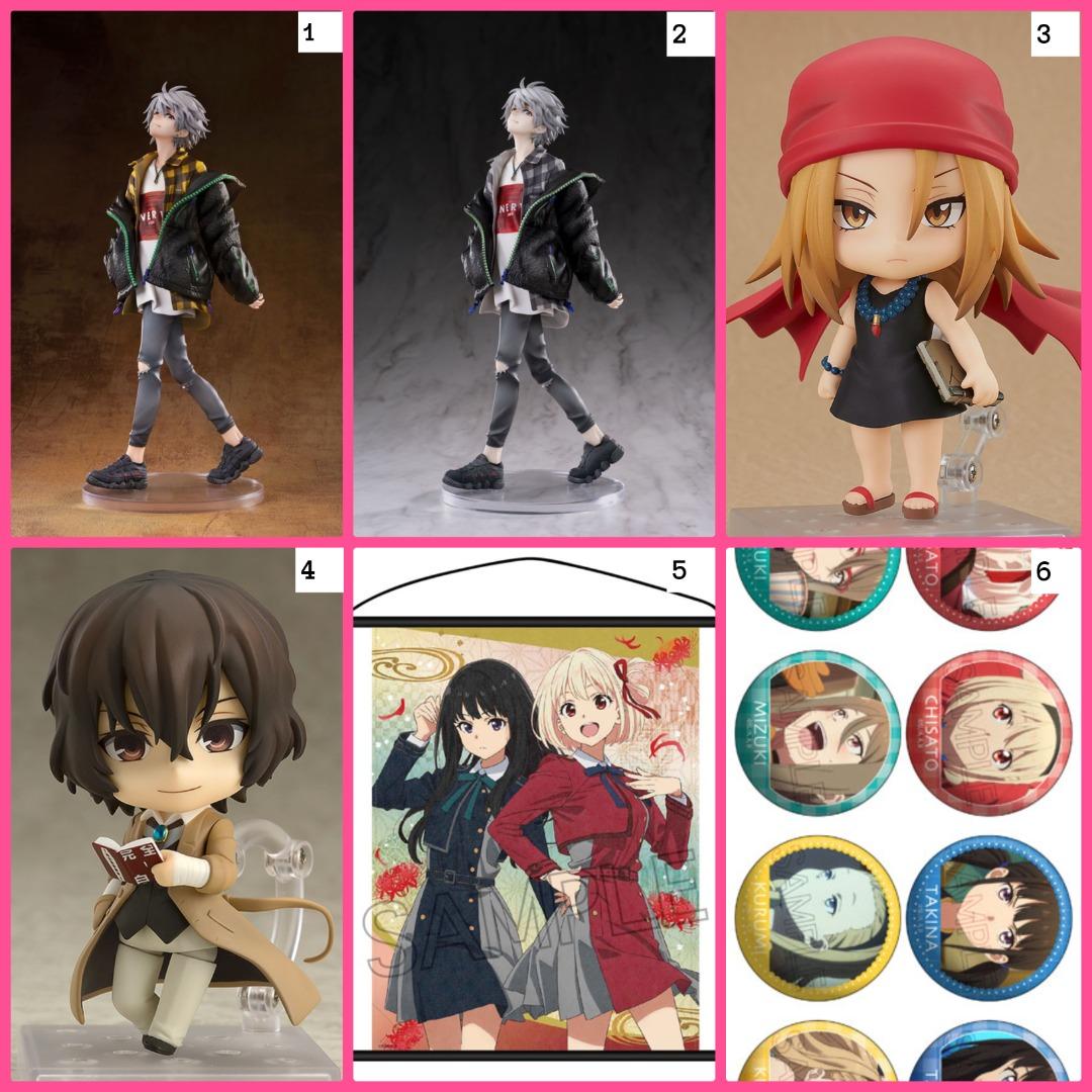 Evangelion Radio Eva - Kaworu Nagisa Ver.  Original Color Nendoroid  Shaman King - Anna Kyoyama Bungo Stray Dogs Osamu Dazai Lycoris Recoil  Crape Cloth Style Wall Scroll Hyakumensou Tin Badge, Hobbies