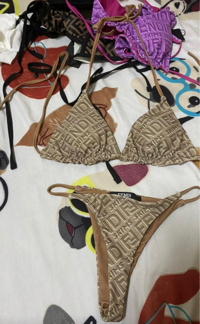 Fendi 2 sale piece bathing suit
