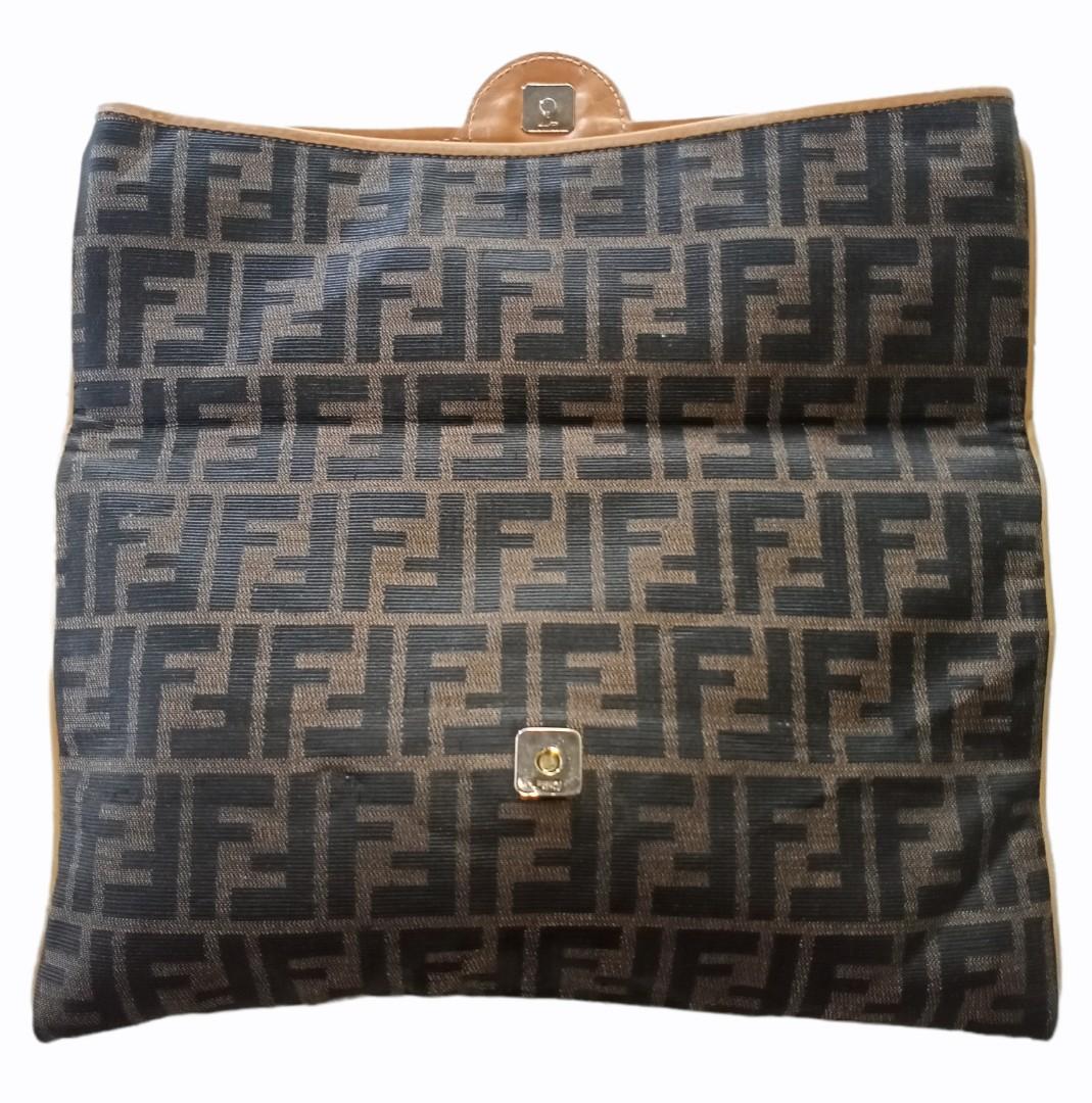 FENDI ZUCCA CLUTCH BAG Luxury Bags Wallets on Carousell