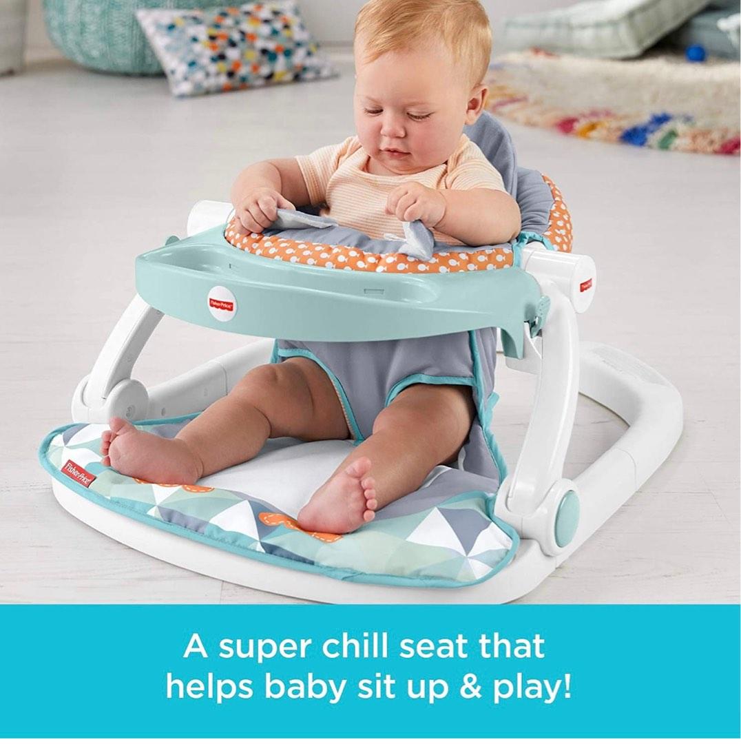 FisherPrice SitMeUp Floor Seat with Tray, PenguinThemed Portable