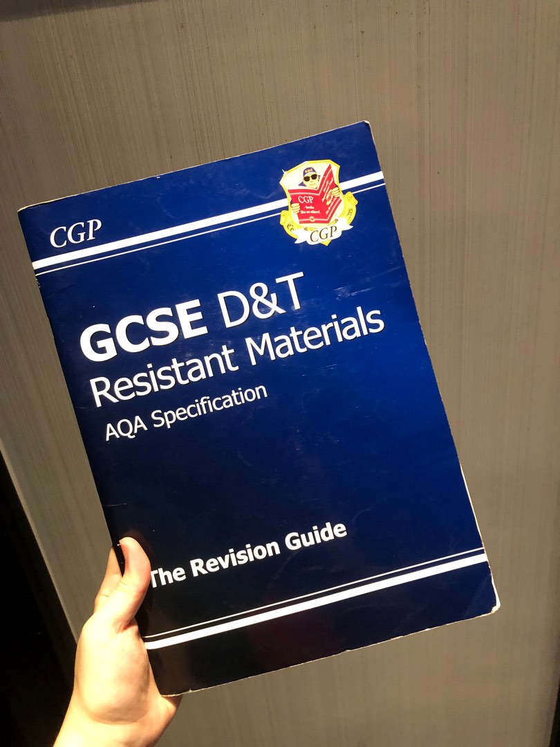 GCSE D&T Resistant Materials AQA Specification The Revision Guide, 興趣及