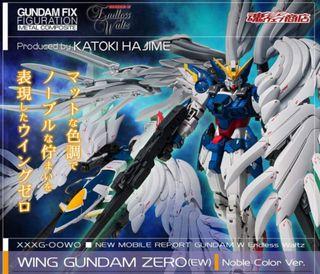 [Po] Gundam Fix Figuration GFFMC Gundam Wing Zero EW Noble color ver Japan Box. Metal build MB wing gundam