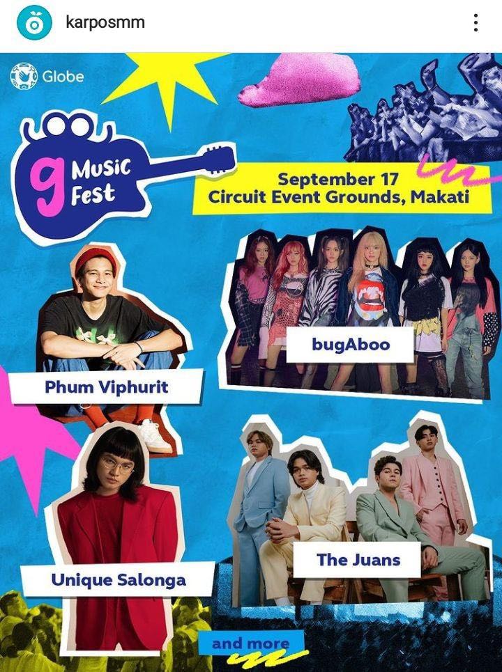 GLOBE G MUSIC FEST, Tickets & Vouchers, Event Tickets on Carousell