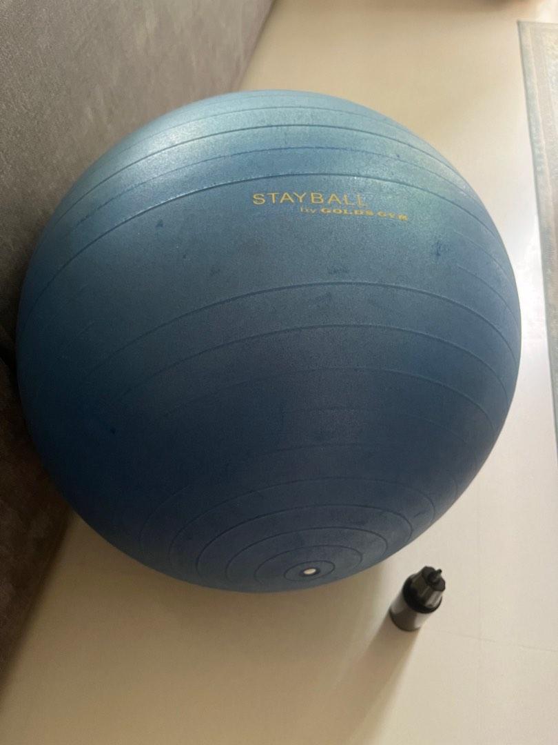 Gold's gym exercise ball inflation on sale