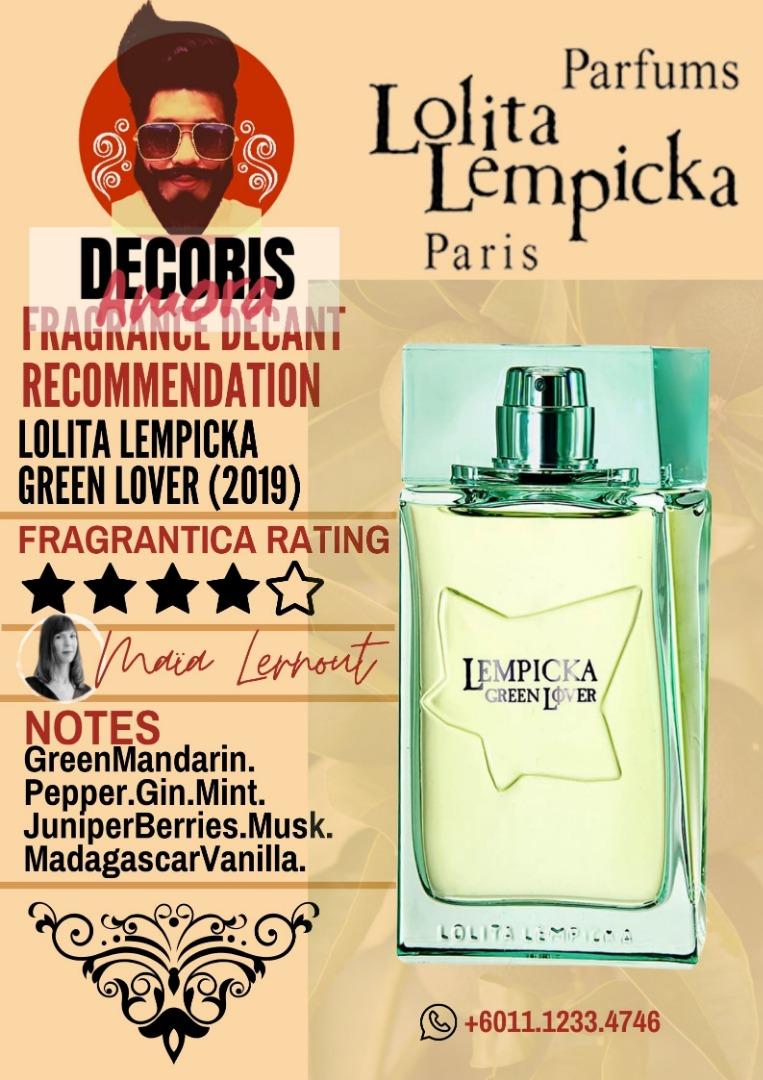 Green Lover by Lolita Lempicka Perfume Decant Beauty Personal