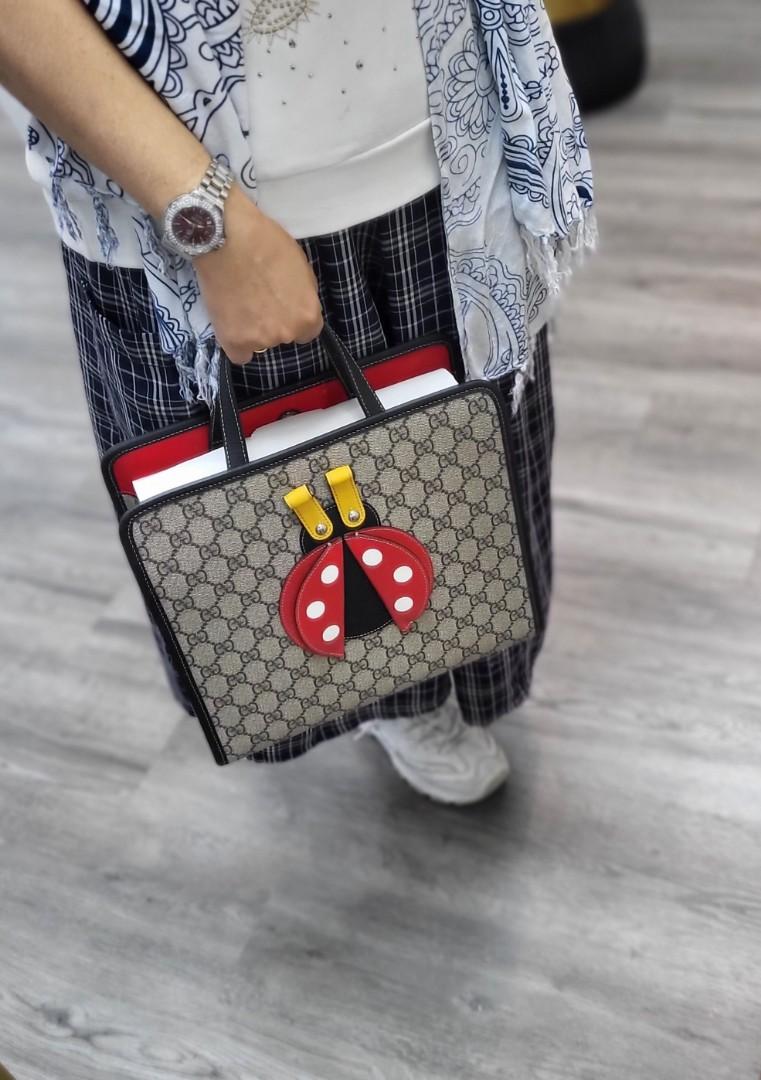 Gucci Ladybug Tote, Luxury, Bags & Wallets on Carousell