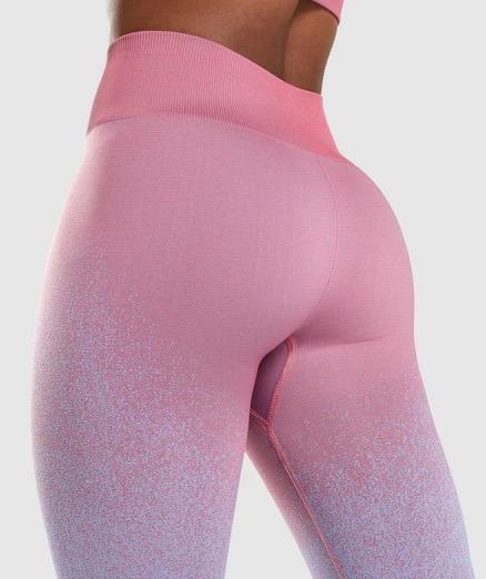 Legging Gymshark Adapt Ombre Sans Couture – Violet – Taille S (occasion état Parfait)