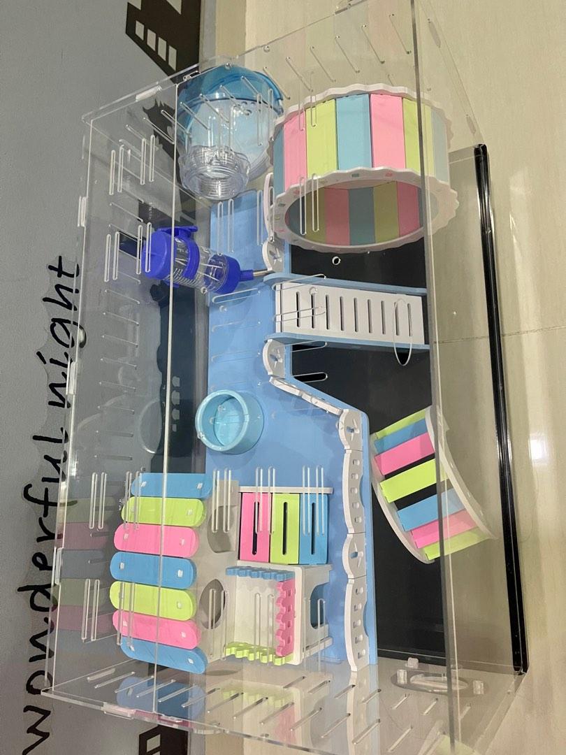 Picture of Hamster Acrylic Cage (16.5 cm wheel), Pet Supplies, Homes & Other Pet ...