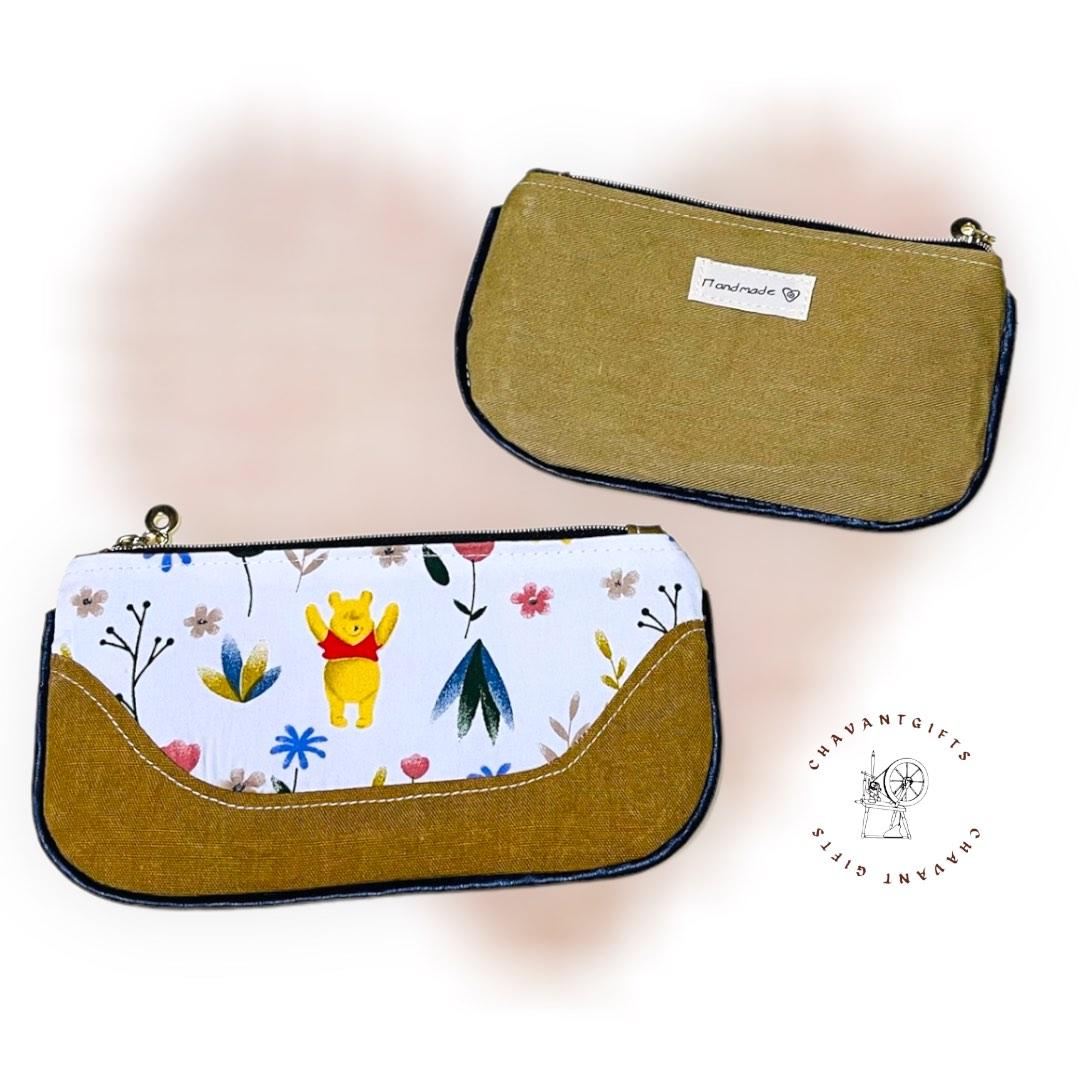 Handmade customisable cute pouch coin purse pooh coin purse
