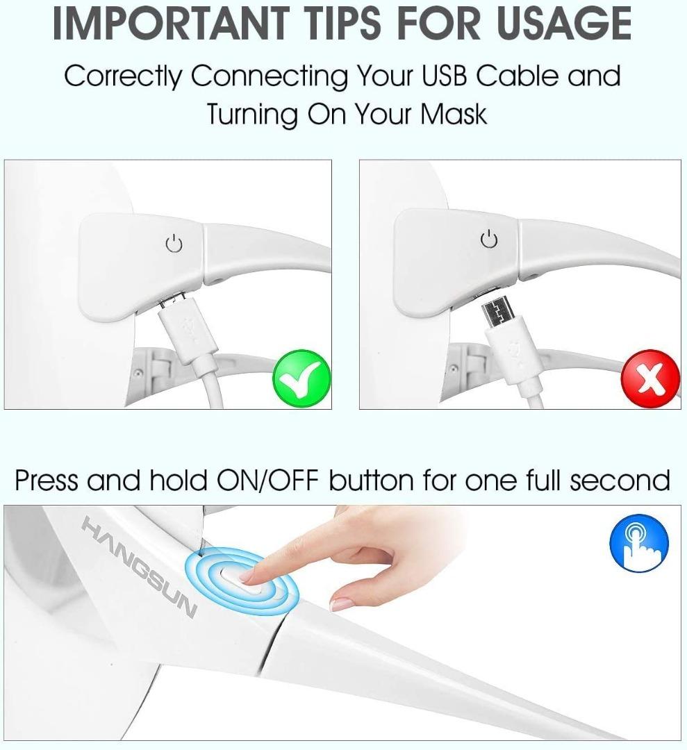Hangsun Light Therapy Acne Treatment LED Mask FT350 Facial Therapy