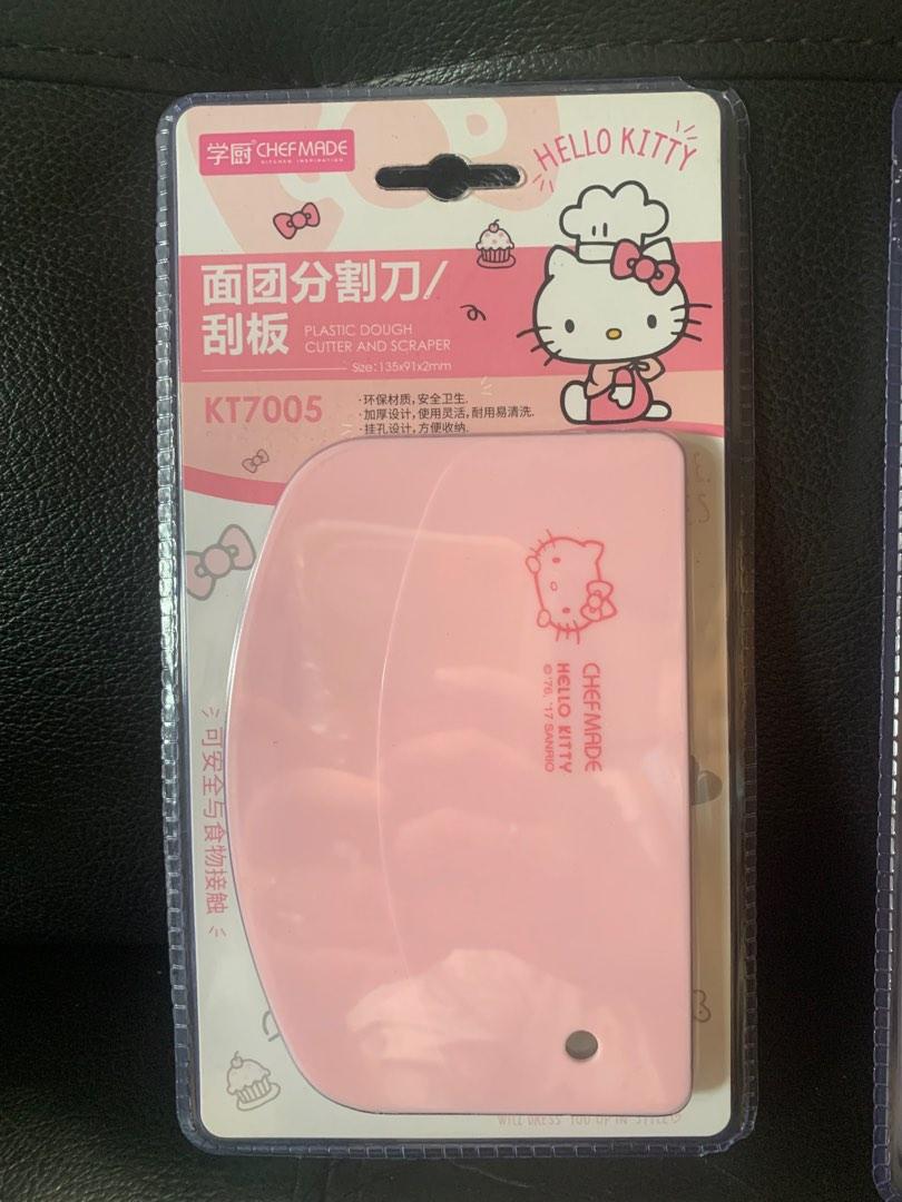 Hello Kitty Pink Dough Cutter and Scraper (Category: Bakeware) located in Quezon City. Submitted by littlecerberusshop (Listing ID 1184753431, Image 2). Description: 1 stock left 250 per pc Final price already Original Sanrio Delivery fees care of Buyer No shopee checkout, no COD.