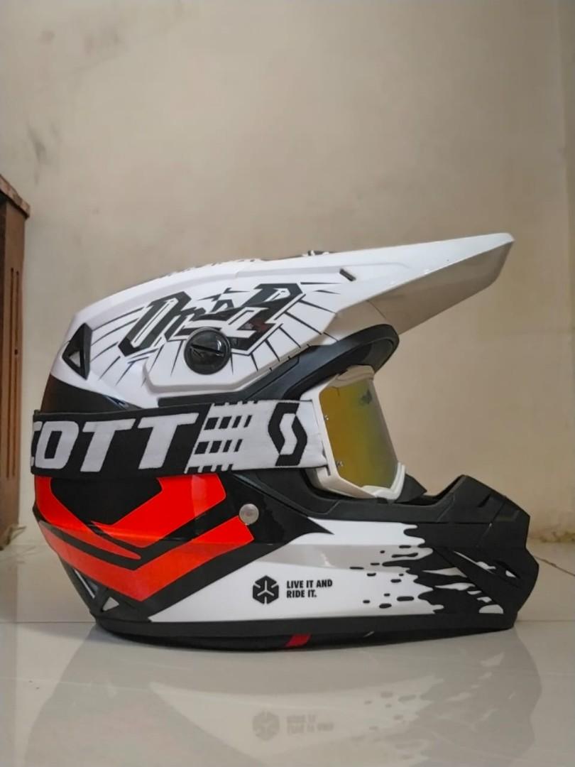 Helm rsv orca rebel original barang istimewa no minus Motor di