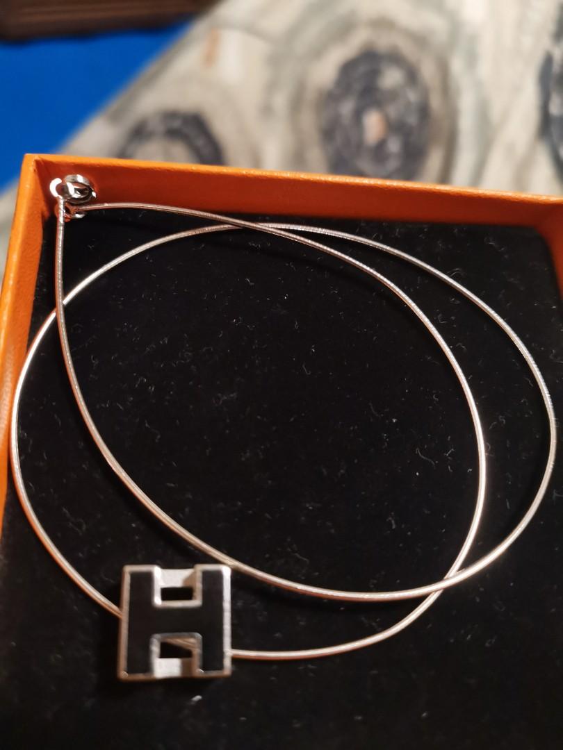 Hermes cage hot sale necklace