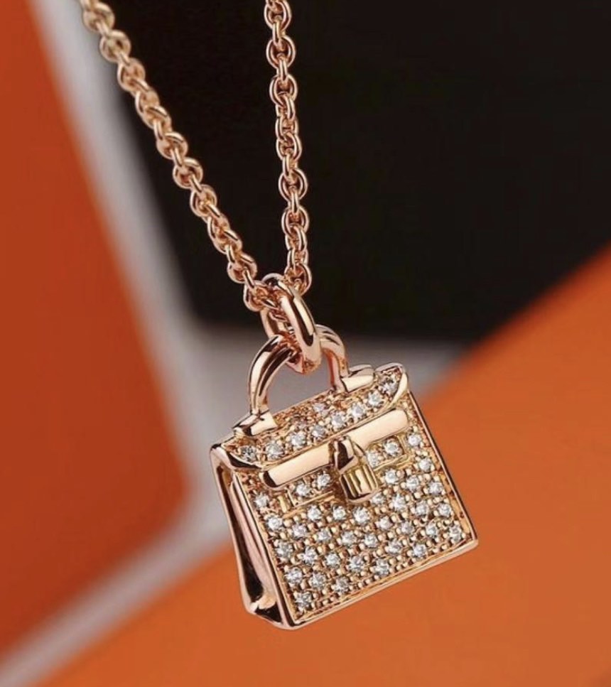 Hermes Kelly Amulette Pendant Necklace