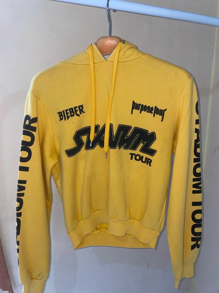 H M Justin Bieber Purpose Tour Merch Hoodie Fesyen Wanita
