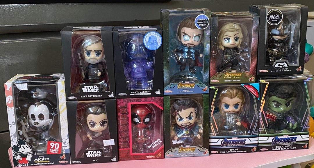 Hot Toys Cosbaby (Category: Designer & Blind Box Toys) located in Muntinlupa City. Submitted by morganstark (Listing ID 1184806460, Image 1). Description: MISB/MIB The be sold as set.