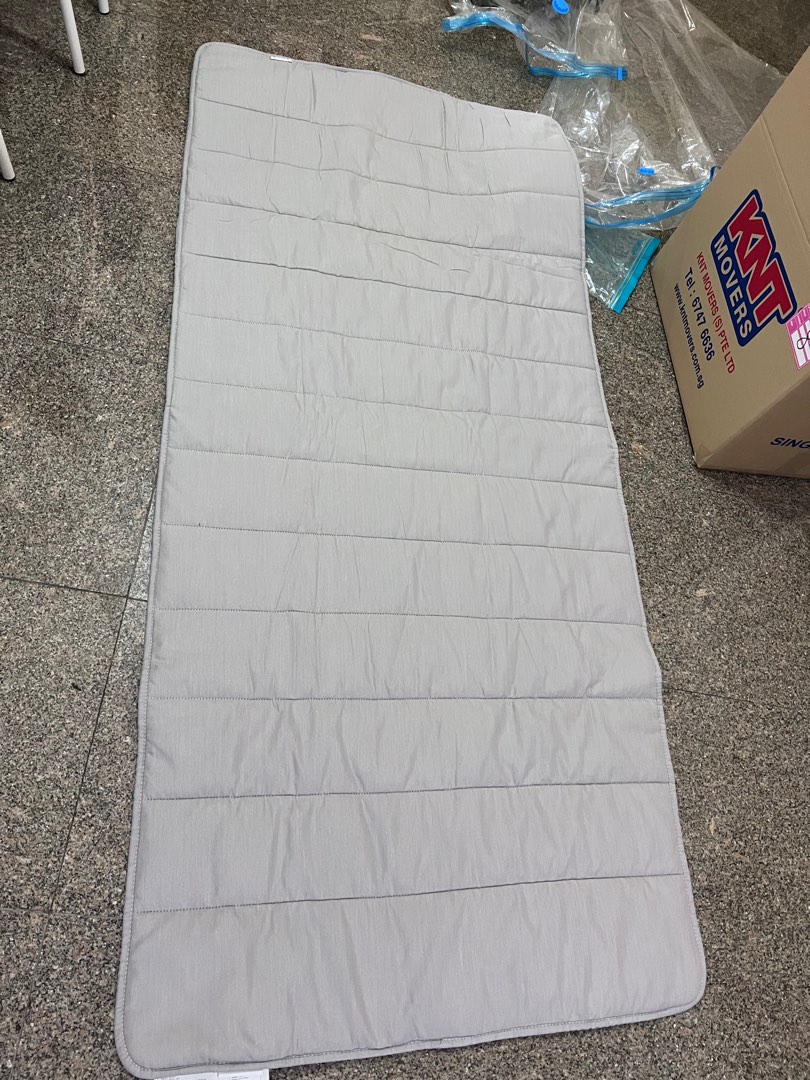 Ikea single sized mattress protector, Furniture & Home Living