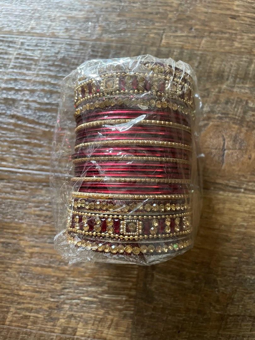 Red discount colour bangles